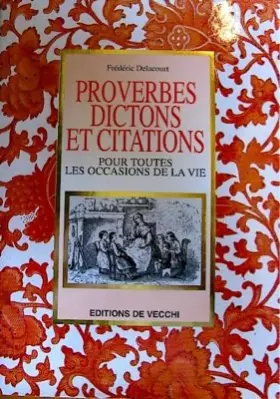 Couverture du produit · Proverbes, dictons et citations