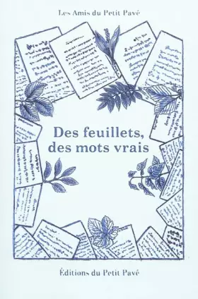 Couverture du produit · Des feuillets, des mots vrais