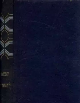 Couverture du produit · La volupte d'etre