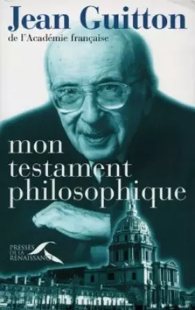 Couverture du produit · Mon testament philosophique