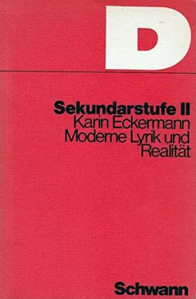 Couverture du produit · Moderne Lyrik und Realität, Sekundarstufr II
