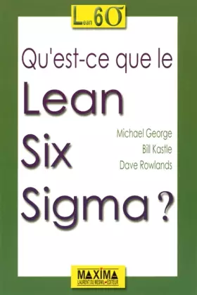Couverture du produit · Qu'est-ce que le Lean Six Sigma ?