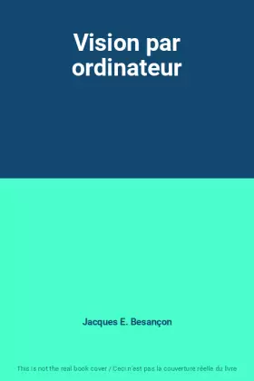 Couverture du produit · Vision par ordinateur