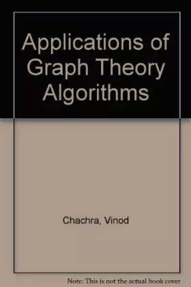 Couverture du produit · Applications of graph theory algorithms