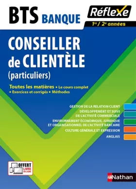 Couverture du produit · Toutes les matières - Conseiller de clientèle (particuliers) - BTS Banque