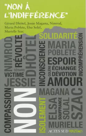 Couverture du produit · Non à l'indifférence