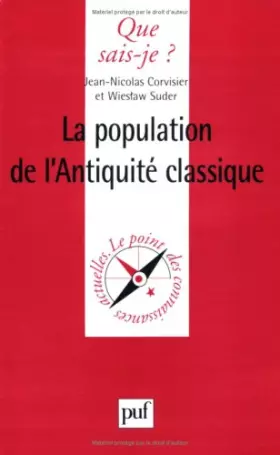 Couverture du produit · La Population de l'Antiquité classique