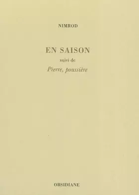 Couverture du produit · En saison suivi de "Pierre, poussière"