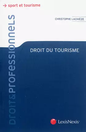 Couverture du produit · Droit du tourisme