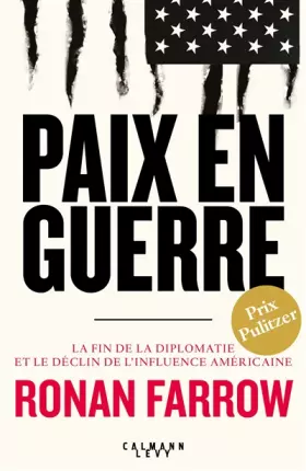 Couverture du produit · Paix en guerre: Prix Pulitzer 2018