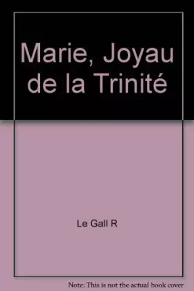 Couverture du produit · marie, joyau de la trinite