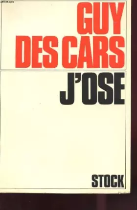 Couverture du produit · J'ose