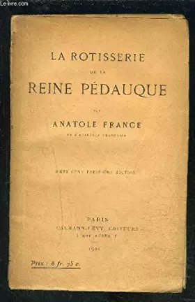 Couverture du produit · LA ROTISSERIE DE LA REINE PEDAUQUE