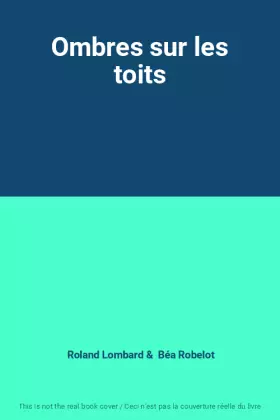 Couverture du produit · Ombres sur les toits