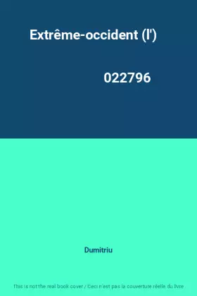 Couverture du produit · Extrême-occident (l')                                                                         022796
