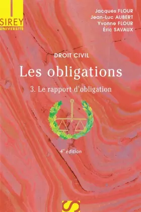 Couverture du produit · Les obligations : Tome 3, Le rapport d'obligation