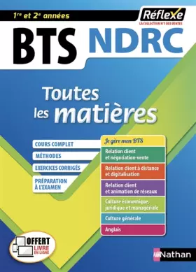 Couverture du produit · Toutes les matières BTS NDRC - Réflexe - 2022 (08)