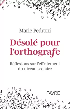 Couverture du produit · Désolé pour l'orthografe