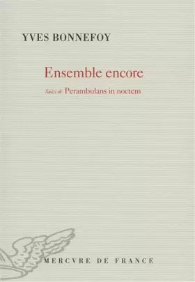 Couverture du produit · Ensemble encore/Perambulans in noctem
