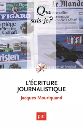 Couverture du produit · L'écriture journalistique