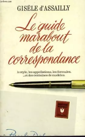 Couverture du produit · Le guide marabout de la correspondance
