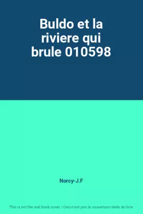 Couverture du produit · Buldo et la riviere qui brule 010598