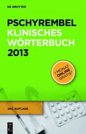 Couverture du produit · Pschyrembel Klinisches Wörterbuch 2013