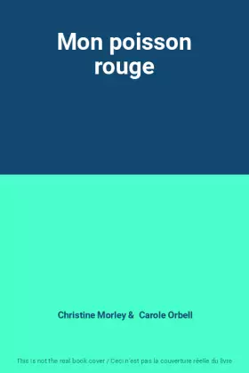 Couverture du produit · Mon poisson rouge