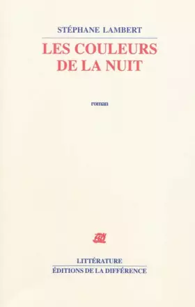 Couverture du produit · Les couleurs de la nuit