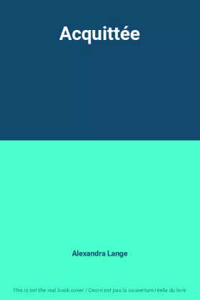 Couverture du produit · Acquittée