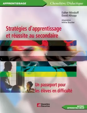 Couverture du produit · Strategies d'apprentissage et de reussite au secondaire
