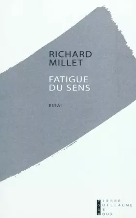 Couverture du produit · Fatigue du sens