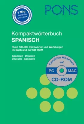 Couverture du produit · PONS Kompaktwörterbuch Spanisch mit CD-ROM: Spanisch-Deutsch / Deutsch-Spanisch