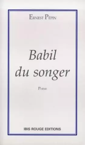 Couverture du produit · Babil du songer