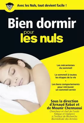 Couverture du produit · Bien dormir pour les Nuls : Livre de santé et bien-être, Redécouvrir son sommeil et dormir mieux, Combattre les troubles du som