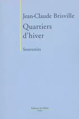 Couverture du produit · Quartiers d'hiver
