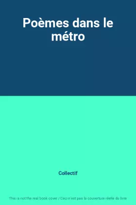 Couverture du produit · Poèmes dans le métro