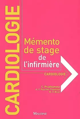 Couverture du produit · Cardiologie: Mémento de stage de l'infirmière
