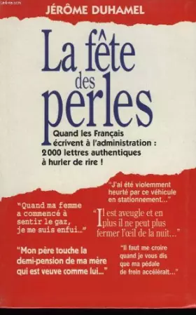 Couverture du produit · La fete des perles.