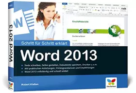 Couverture du produit · Word 2013: Schritt für Schritt erklärt