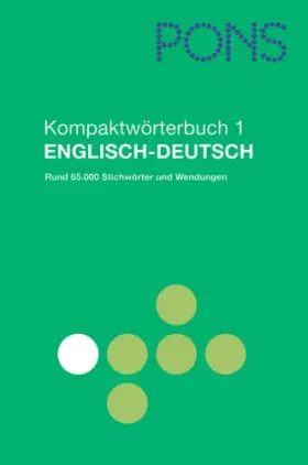 Couverture du produit · PONS Kompaktwörterbuch Englisch: Englisch-Deutsch
