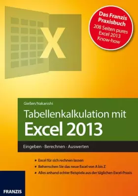 Couverture du produit · Tabellenkalkulation mit Excel 2013 (Franzis Taschenbuch)