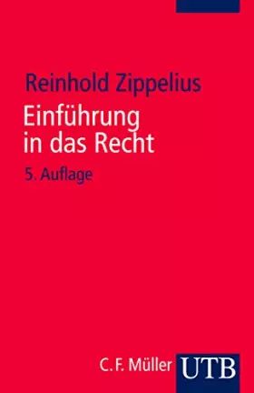 Couverture du produit · Einführung in das Recht
