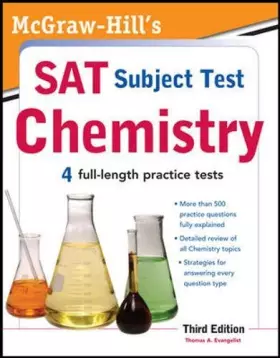 Couverture du produit · McGraw-Hill's SAT Subject Test Chemistry, 3rd Edition (McGraw-Hill's SAT Chemistry)