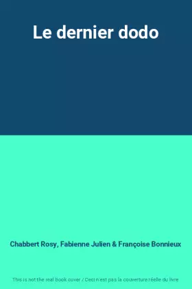 Couverture du produit · Le dernier dodo