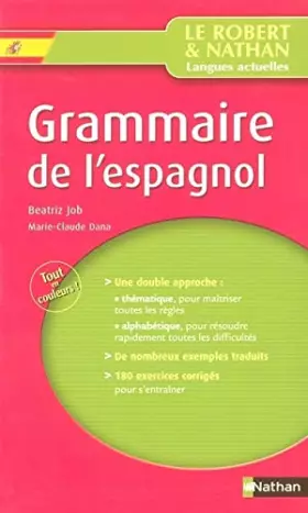 Couverture du produit · ROB & NATH GRAMMAIRE ESPAGNOL