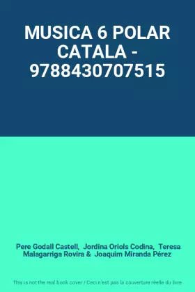 Couverture du produit · MUSICA 6 POLAR CATALA - 9788430707515