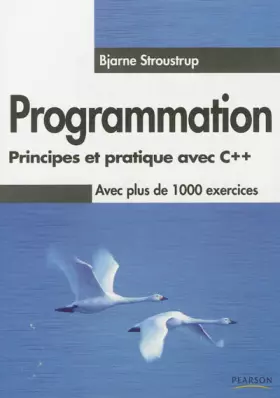 Couverture du produit · Programmation : Principes et pratique avec C++