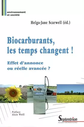 Couverture du produit · Biocarburants : les temps changent ! Effet d'annonce ou réelle avancée ?
