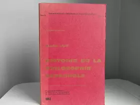 Couverture du produit · Histoire de la philosophie espagnole